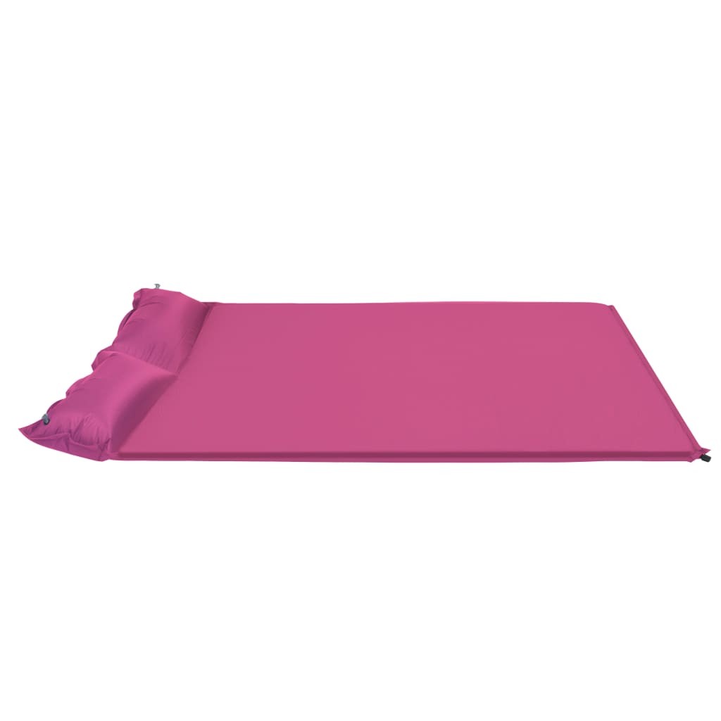 Inflatable Air Mattress with Pillow 130x190 cm Pink